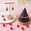 SUNNYCLUE 24Pcs Transparent Resin Imitation Fruit Pendants INS-SC0001-01-4
