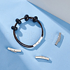 Unicraftale 4Pcs 316 Stainless Steel Bayonet Clasps STAS-UN0060-62-2