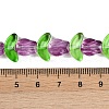 Transparent Glass Bead Strands GLAA-K070-02F-4