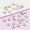 Brass Grade A Rhinestone Spacer Beads RB-A014-Z6mm-S-2