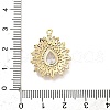 Brass Pendants KK-V006-01G-08-4