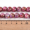 Baking Painted Glass Beads Strands X-DGLA-N003-10mm-B03-5