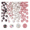   DIY Polymer Clay Rhinestone & Gold Sand Lampwork Beads Making Findings Beads Kits RB-PH0001-59-7