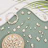  210pcs 5 styles Dyed Synthetic Turquoise Beads G-NB0005-45-4