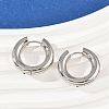 202 Stainless Steel Polishing Hoop Earrings EJEW-M106-02P-04-3