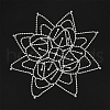 WADORN 1Pc Rhinestone Mesh Headpiece Cap OHAR-WR0001-03S-3