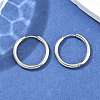 Tarnish Resistant 304 Stainless Steel Huggie Hoop Earrings EJEW-F111B-21mm-P-1