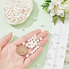 Glass Pearl Beads Strands SHEL-WH0001-009A-1-4
