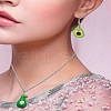 15Pcs 3 Styles Opaque Resin Fruit Pendants RESI-YW0001-72-6