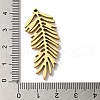PVD Vacuum Plating 304 Stainless Steel Pendants STAS-L081-005G-04-3