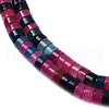 Dyed Natural Agate Beads Strands G-U030-B01-03-4