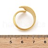 304 Stainless Steel Open Cuff Rings RJEW-R014-03G-04-5