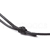 Adjustable Waxed Polyester Cord Necklace Making AJEW-JB01308-02-3