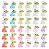 Flower Acrylic Pendants PALLOY-TAC0130-11