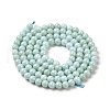 Cubic Zirconia Imitation Pearl Bead Strands ZIRC-P109-03A-06-3