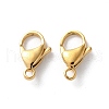 304 Stainless Steel Lobster Claw Clasps STAS-V007-01E-G-1