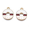 Rack Plating Alloy Enamel Pendants PALLOY-N172-031A-2