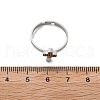 304 Stainless Steel Adjustable Rings for Women RJEW-F169-01P-03-5