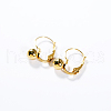 Fashionable Classic Round Brass Hoop Earrings ZP8922-4