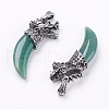 Natural Green Aventurine Big Pendants G-F228-62M-FF-2