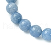 Natural Blue Aventurine Beads Stretch Bracelets for Women Men BJEW-JB11350-4