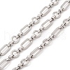 Tarnish Resistant 304 Stainless Steel Ring and Oval Link Chains CHS-E023-04P-1