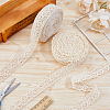 DICOSMETIC 20 Yards 2 Styles Cotton Lace Ribbon OCOR-DC0001-14-4