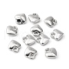 Tibetan Style Heart Charms X-TIBEP-LFH260Y-S-FF-3
