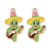 Cinco De Mayo Theme Alloy Enamel Pendants FIND-M080-02A-G-1