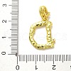 Rack Plating Brass Micro Pave Cubic Zirconia European Dangle Charms KK-L210-015G-D-3