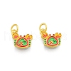 Alloy Enamel Charm PALLOY-P285-19MG-01-2