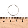 ECG 925 Sterling Silver Cuff Rings for Women RJEW-S631-04P-5