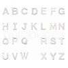 Tarnish Resistant 304 Stainless Steel Alphabet Charms STAS-O073-01-1