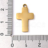 Ion Plating(IP) 304 Stainless Steel Pendants STAS-D025-02G-01-3