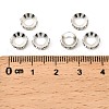 Brass Rhinestone Spacer Beads RB-A020-7mm-01S-2