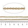 Ion Plating(IP) 304 Stainless Steel Textured Cable Chains CHS-H012-02G-1-2