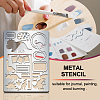Custom Stainless Steel Metal Cutting Dies Stencils DIY-WH0289-070-4