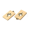 201 Stainless Steel Pendants STAS-K251-056G-2