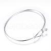 Tarnish Resistant 304 Stainless Steel Bangles STAS-S053-26-1