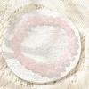 Natural Rose Quartz Stretch Bracelets X-G-N0272-01-3