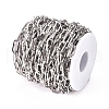 Tarnish Resistant 304 Stainless Steel Paperclip Chains CHS-L022-05P-4