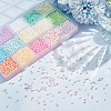 HOBBIESAY 15 Stytles 12000 Pcs Glass Seed Beads SEED-HY0001-17C-5