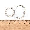 304 Stainless Steel Hoop Earrings for Women EJEW-M068-15E-P-5