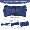  3 Bundle 3 Colors Fold Over Satin Ribbon SRIB-NB0001-17-2