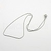 Tarnish Resistant Herringbone Chain Necklace for Men NJEW-F027-16-1mm-1