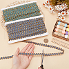 ARRICRAFT 2 Bundles 2 Colors Polyester Wavy Lace Ribbon OCOR-AR0001-70B-3
