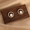 Cubic Zirconia Ring Stud Earrings BR6560-3