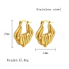 304 Stainless Steel Hoop Earring for Women QJ8091-01-4