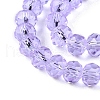 Transparent Glass Beads Strands GLAA-T023-8mm-B01-3