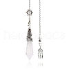 Natural Quartz Crystal Cone Dowsing Pendulum Big Pendants PW-WG69083-03-1